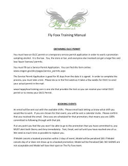 Fly Foxx Training Manual