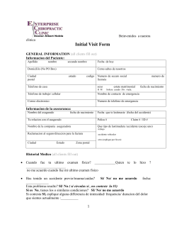 Initial Visit Form-MVAspanish - Enterprise Chiropractic Clinic