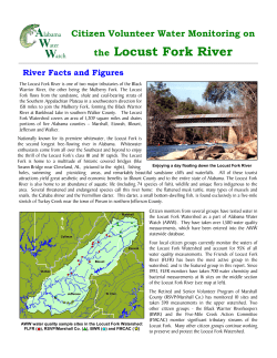 the Locust Fork River