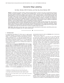 Dynamic Map Labeling