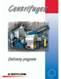 SIEBTECHNIK-Centrifuges