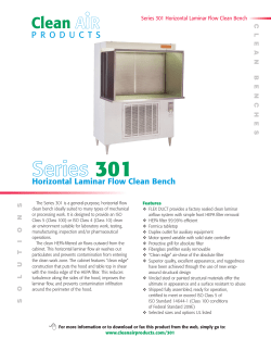 CAP301 - Data Sheet - Clean Air Products