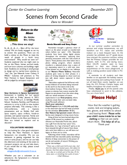 Scenes from Second Grade - Rockwood School District