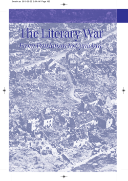 The Literary War The Literary War
