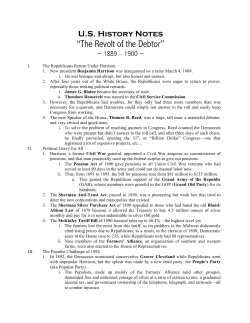 Chapter-26b Revolt of the Debtors-Populists