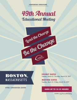 49th Annual - American Association of Neuroscience Nurses
