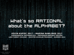 slides - Lake Forest College