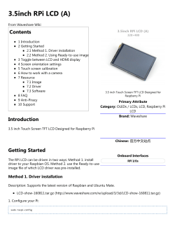3.5inch RPi LCD
