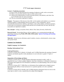 (upper elementary) Lesson 3 - Rainforest Information for Kids