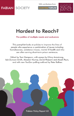 Hardest to Reach? - Making Every Adult Matter