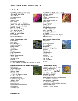 Complete Album Song List