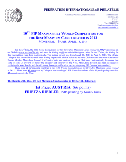 view PDF document - FIP Maximaphily Commission