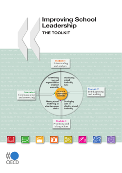 Improving School Leadership: The Toolkit