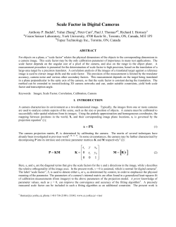 Scale factor in digital cameras (PDF Available)