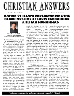nation of islam: understanding the black muslims of