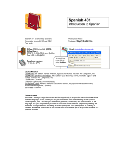Spanish 401
