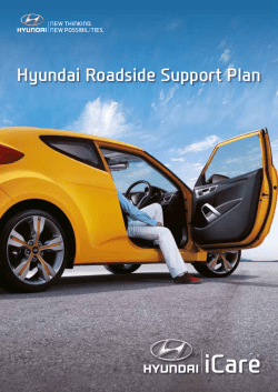Hyundai Roadside Support Plan