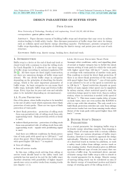 Acta Polytechnica CTU Proceedings