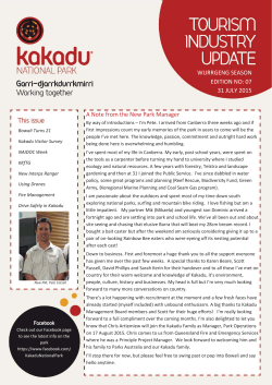 31 July 2015 - Parks Australia