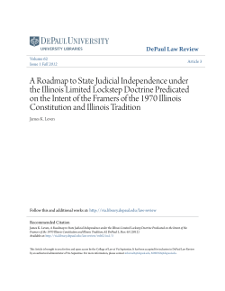 A Roadmap to State Judicial Independence under