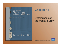 Determinants of the Money Supply