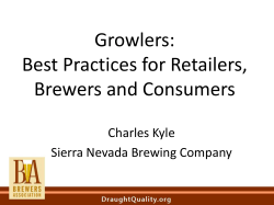 Growlers: Best Practices for Retailers, Brewers and