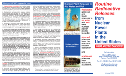 routine radioactive releases