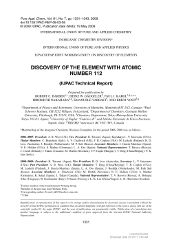 discovery of the element with atomic number 112
