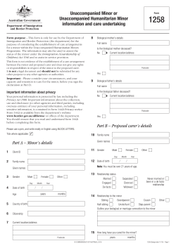 1258 (158KB PDF) - Department of Immigration and Border Protection