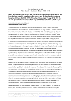 Linda Br&uuml;ggemann, Herrschaft und Tod in der