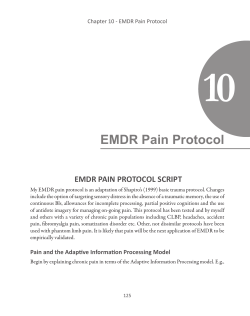 EMDR Pain Protocol - Maggie Phillips, PHD