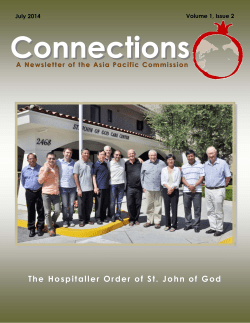 The Hospitaller Order of St. John of God