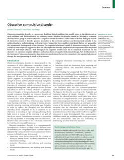 Obsessive-compulsive disorder