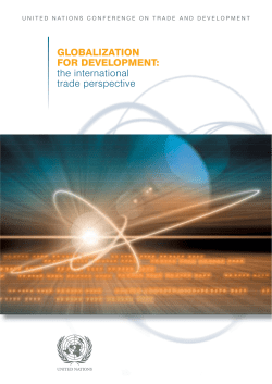 Globalization for development: the international trade