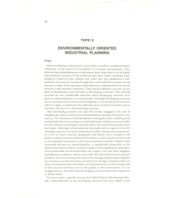 environmentally oriented industrial planning