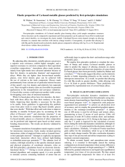 Elastic properties of Ca-based metallic glasses predicted by first