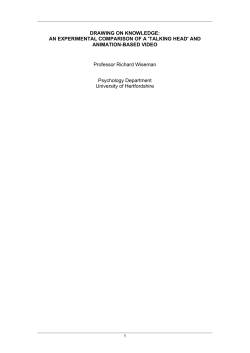 drawing on knowledge: an experimental