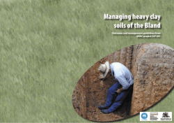 Managing heavy clay soils of the Bland &ndash; outcomes and