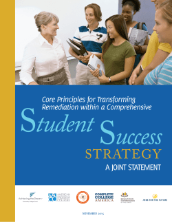 STRATEGY - Core Principles