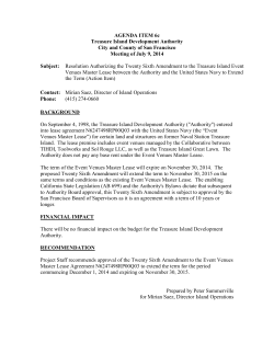 Resolution Authorizing the Twenty Sixth Amendment to the Treasure