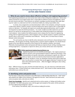 active and passive voice