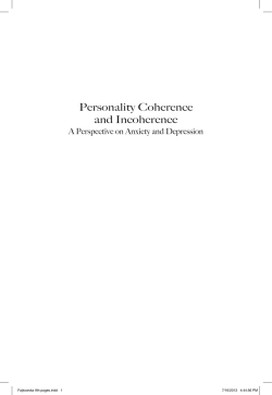 Personality Coherence and Incoherence
