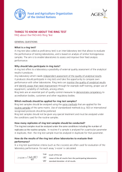 Things to know about the ring test