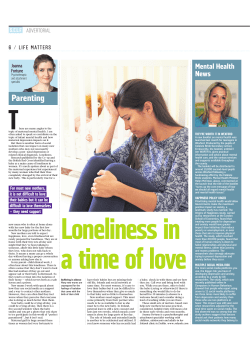 Loneliness in a time of love