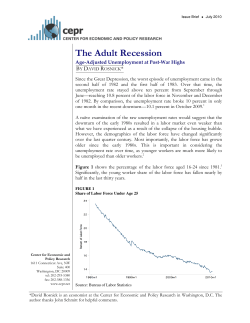 The Adult Recession - The Center for Economic and Policy Research