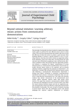 Beyond rational imitation: Learning arbitrary means