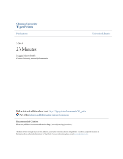 23 Minutes - TigerPrints