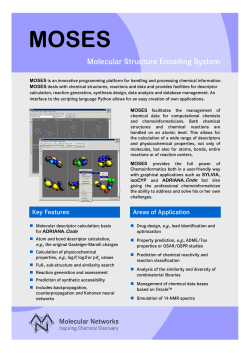 Molecular Structure Encoding System