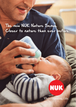 NUK Nature Sense Brochure