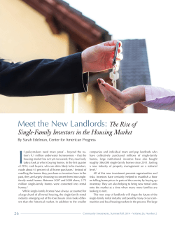 Meet the New Landlords: The Rise of Single